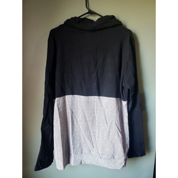 Ampersand Avenue Women's Cowl Neck Pullover XXXL Black Herringbone NO pockets - Picture 3 of 12